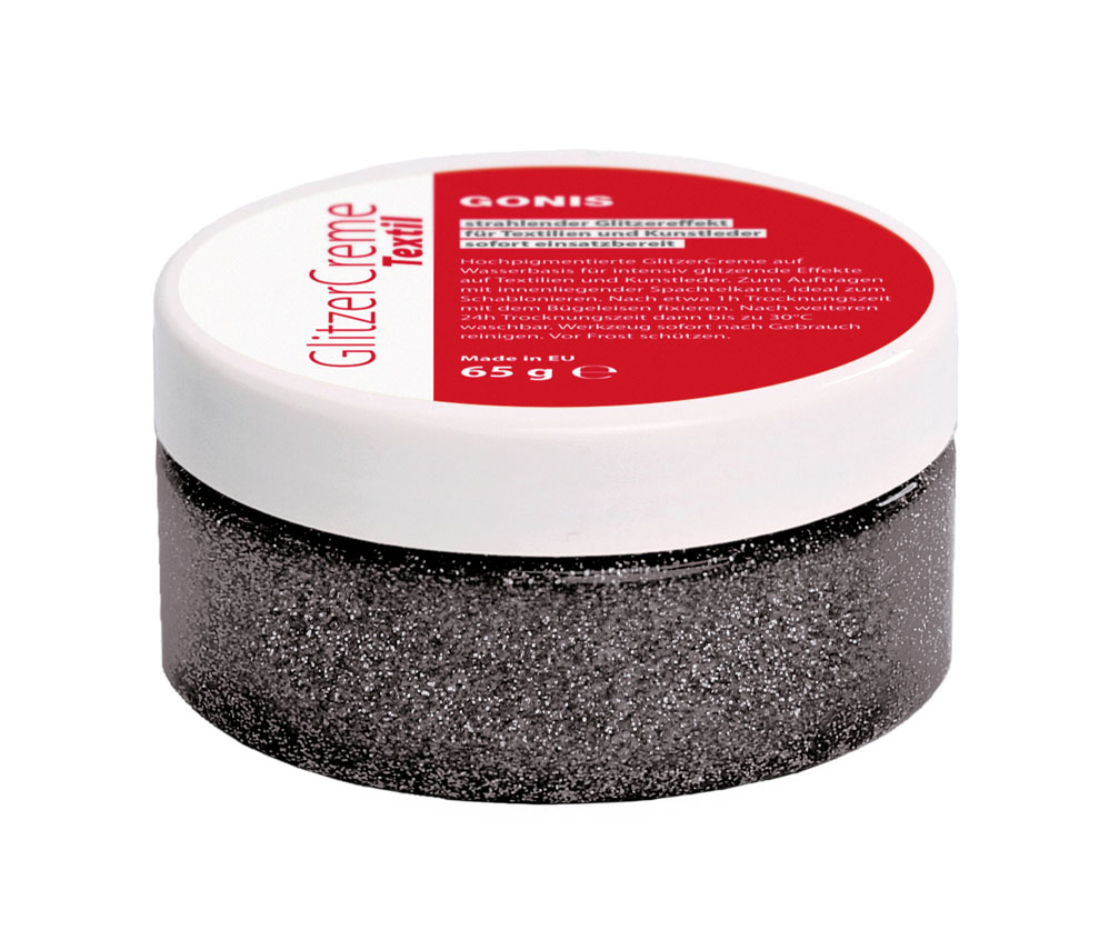 [Translate to französisch:] :fixed: GlitzerCreme Textil Schwarz