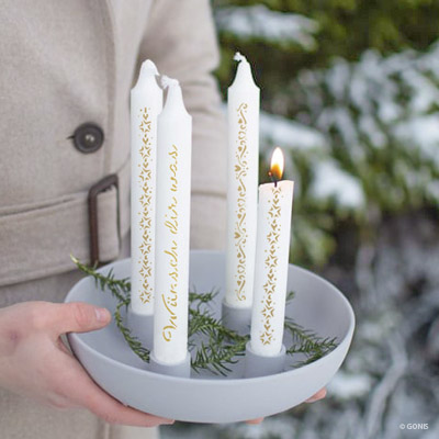 DIY Schutzengelkerze mit WachsDecor :fixed: