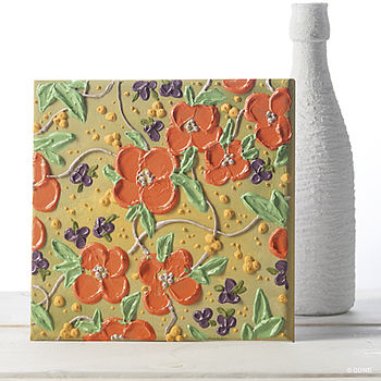 :fixed: Frühlingshafte Pasten Leinwand