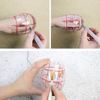 :fixed: Collage Dekorative Trinkgläser